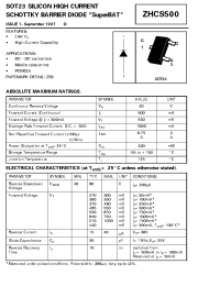Datasheet ZHCS500 производства Zetex